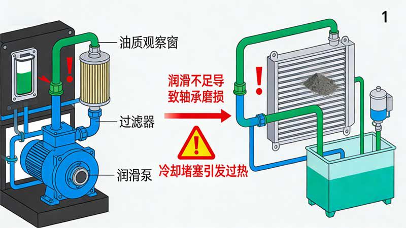 数控主轴润滑冷却注意问题
